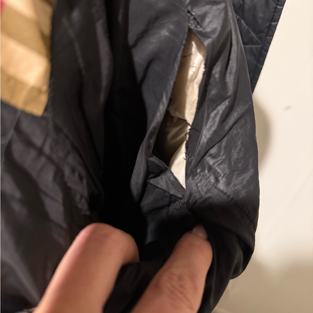 Burberry London Black Belted Down Puffer Coat w/ Removable Faux Fur Hood – XL - Picture 8 of 15